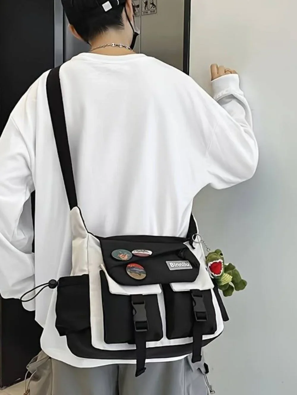 Large Capacity Shoulder Bag Messenger Bag Ins